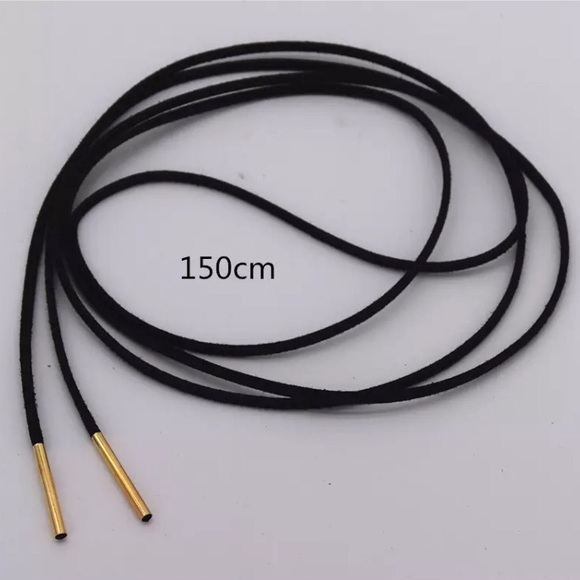 🆕 Faux Suede Wrap Around Choker Necklace - Picture 6 of 7